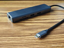 绿联Type-C扩展坞USB-C转千兆有线网口网线拓展坞HDMI转接头hub分线器适用苹果华为笔记本转换器读卡器 实拍图