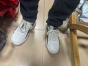 李宁板鞋男鞋子秋冬2025新款增高男士透气休闲百搭经典高端颜值运动鞋 小白鞋/黑色标【经典】 39.5 (245mm) 实拍图