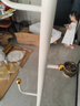 优记奶油风室内衣架落地卧室挂衣架家用白色衣服架立式门口简易衣帽架 F型衣帽架-奶白色 实拍图