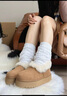 UGG美版雪地靴休闲经典迷你短靴舒适短筒靴 1116109 1116109女款SAND-沙栗色 36 实拍图
