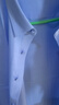 罗蒙无痕免烫衬衣男士冰丝长袖衬衫纯色商务休闲弹力打底爸爸上衣工装 实拍图
