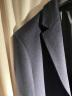 雅戈尔（YOUNGOR）男装大衣男两粒单排扣外套标准版商务大衣羊毛混纺厚实保暖 深蓝 185/104A 晒单实拍图