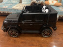 携手双人奔驰儿童电动车四轮可坐大双座遥控玩具车宝宝小孩越野电瓶车 旗舰烤漆黑四驱/皮座/软轮/蓝牙 实拍图
