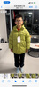 左西男童羽绒服2025冬季新款儿童三防加厚面包服长款外套 黑色 160 实拍图