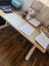 智学库学习桌学生书桌儿童家用写字桌榉木青少年可升降实木书桌椅套装 智简榉木桌120*70cm/加宽桌面 实拍图