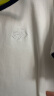茵曼（INMAN）撞色罗纹棉U领短袖T恤2024夏女装新款修身气质休闲通勤短款上衣 牙白色 M 晒单实拍图