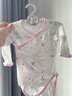 翘脚鸭婴儿衣服连体包屁衣秋冬季新生儿纯棉爬爬服百天满月宝宝睡衣春秋 黄小熊2件装【长袖 | 四季款】 52cm 【建议体重5-9斤】 实拍图