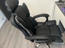 奥伦福特 电脑椅办公椅子电竞椅家用人体工学椅老板椅主播靠背椅皮革转椅 工学椅-黑+乳胶【二代升级气杆】 实拍图