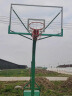 狄丽莫室外家用成人标准篮球架可移动户外训练比赛专用专业篮球框架子 透明-钢化实心篮球架 晒单实拍图