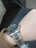 马克华菲（MARK FAIRWHALE）手表男士时尚商务缘水鬼男表潜水计时自动石英表瑞士品质潮流腕表 深海追光者（黑面） 实拍图