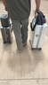 梦旅者多功能旅行箱高颜值铝框大容量拉杆箱万向轮行李箱密码箱男女学生 哑光白色卡扣 28英寸 （托运箱+USB充电） 实拍图