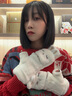柳欣 手套女秋冬季可爱兔子翻盖半指露指加厚防寒保暖手套学生日礼物 白色 均码 实拍图