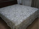 绿幽谷亚麻凉席三件套夏季纯亚麻婴幼儿床单双人加厚孕产妇月子空调软席 并蒂芙蓉碧海蓝 1.8m(6英尺)床 实拍图
