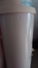 天喜（TIANXI）保温咖啡杯女铃兰花茶杯吸管茶水分离杯翻盖水杯礼物便携车载杯子 一杯三饮-凝胭粉500ML 实拍图