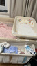 酷豆丁智能婴儿床多功能拼接大床可移动折叠幼儿新生床尿布台围栏儿童床 奶油风【智能基础款】 实拍图