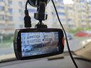任我游行车记录仪免走线高清夜视前后双录汽车载停车监控24小时360全景 超清电子狗版1600P+32G卡 双镜头 实拍图