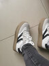 回力女鞋德训鞋女春季新款网红鞋子女百搭休闲厚底潮流运动板鞋 米黑色 35 实拍图
