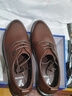 意尔康男鞋商务正装鞋时尚系带皮鞋德比婚鞋棉冬季 53449W 棕色加绒 42 实拍图