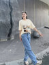 Calvin Klein Jeans【凉感明星同款复刻90系列】24春夏女ck直筒牛仔裤J224366 1AA-牛仔浅蓝 26 晒单实拍图