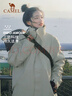 骆驼（CAMEL）冲锋衣女三合一黑色外套男户外防暴雨防风防水旅游登山服 实拍图