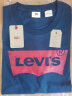 Levi's【全新升级】李维斯2024春夏新版情侣同款短袖T恤logo印花简约 藏蓝色0002 L 实拍图