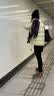 他她（TATA）棉靴奶油面包雪地靴冬季女厚底女靴加绒保暖毛毛防滑棉鞋WDX13DD3 紫灰（4.5cm）-WDX13 39 实拍图