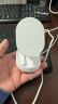 贝尔金（BELKIN）苹果无线充电器 Qi2认证磁吸无线快充 便携可折叠 iPhone15W快充 兼容MsgSafe 面板式WIA008套装白 实拍图