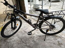 凤凰上海凤凰山地车自行车男士女式学生成人变速宽胎越野公路赛单车 【铝架/全套竞速轴承】辐条消灰 26寸30速【建议身高158-188cm】 实拍图