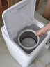 扬子7.5KG迷你洗衣机家用小型半全自动内衣裤洗袜子神器租房好物 豪华款银色7.5KG【洗脱一体+强动力电机】双旋钮 实拍图