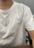 哈吉斯（HAZZYS）男装 夏季【凉感面料】短T户外运动圆领短袖T恤衫男ASTZE03BE90 白色WT 175/96A 48 晒单实拍图
