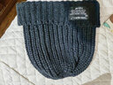 苏木佰新款大头围毛线帽子男士秋冬潮保暖护耳冷帽宽松显脸小针织帽女 黑色 实拍图