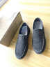 老北京布鞋男透气防滑工作鞋一脚蹬懒人帆布鞋轻便软底休闲驾车鞋  DF01深灰色 41 实拍图