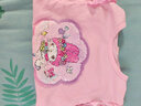 美乐蒂衣服女童夏季短袖T恤2025新款儿童变色亮片上衣小女孩半袖 粉色 130 实拍图