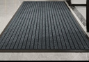 居拾忆 防滑垫条纹地毯特厚门口垫防滑垫商用地毯刮泥除尘脚垫门口地毯 灰色七条纹80*150cm 实拍图