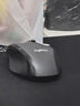 罗技（Logitech）M705无线鼠标 激光办公鼠标Mac 右手人体工学鼠标电池款双滚轮模式 笔记本台式鼠标中大手适用优联 M705黑灰色 实拍图