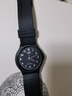 卡西欧（CASIO）手表学生小黑表简约指针石英电子表 手表男女考试手表时尚运动表 MQ-24-1B 33mm小表盘 实拍图