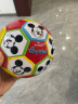 迪士尼儿童皮球足球宝宝拍拍球婴幼儿小皮球1-3岁2-4岁球类玩具 2号机缝足球米奇款 晒单实拍图