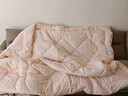 水星家纺被子冬季被子被芯纤维被褥约5.9斤200*230cm粉 实拍图
