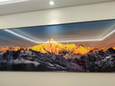 墨派客厅装饰画现代简约沙发背景墙壁画背有靠山超大尺寸横幅山水挂画 日照金山B款 240x80cm(适合3米沙发)晶瓷 实拍图