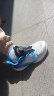 特步儿童氢风5.0舒适透气旋钮扣运动跑鞋 黑/智能蓝 34码 晒单实拍图
