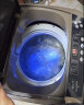扬子10.8KG智能风干全自动洗衣机家用蓝光洗护大容量波轮洗脱一体机 咖啡槟色 实拍图
