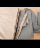 海澜之家（HLA）床上四件套全棉水洗棉套件100%纯棉活性印染裸睡亲肤被套床单枕套 星辰灰-三件套  被套150*200cm 晒单实拍图