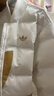 adidas轻薄拒水保暖秋冬通勤穿搭鸭绒羽绒服男女阿迪达斯三叶草   白色(推荐男生选大一码)   L 实拍图