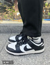耐克（NIKE）DUNK LOW (GS)黑白熊猫夏季新款舒适百搭低帮休闲鞋 CW1590-100 黑色 36.5 实拍图