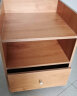 木以成居 床头柜 卧室小床边柜 简约带抽屉储物柜子 原木色LY-3066 实拍图