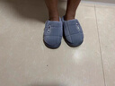 BIBK德国品质超大码棉拖鞋男士冬季室内居家厚底防滑保暖家用毛拖鞋男 灰色主图款【保暖毛绒 耐磨防滑】 35-36 36 -37(适合脚) 实拍图