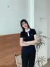 ELLE ACTIVE 百搭纯色LOGO运动裤女装秋季季通勤舒适透气显瘦休闲长裤女 黑色 M 实拍图