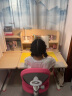 光明园迪（GMYD） 儿童学习桌椅套装可升降学生书桌健康多功能写字桌诚者F120 诚者F120糖果粉+A7椅宁静灰 实拍图