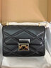 MICHAEL KORS情人节新年礼物奢侈品MK女包SERENA链条菱格单肩斜挎包 中号 黑色 实拍图