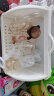 也雅（Yeya）奶瓶收纳箱 奶瓶架沥水置物架婴儿辅食碗筷餐具收纳箱 水杯沥水架 乳玉白 奶瓶收纳 实拍图